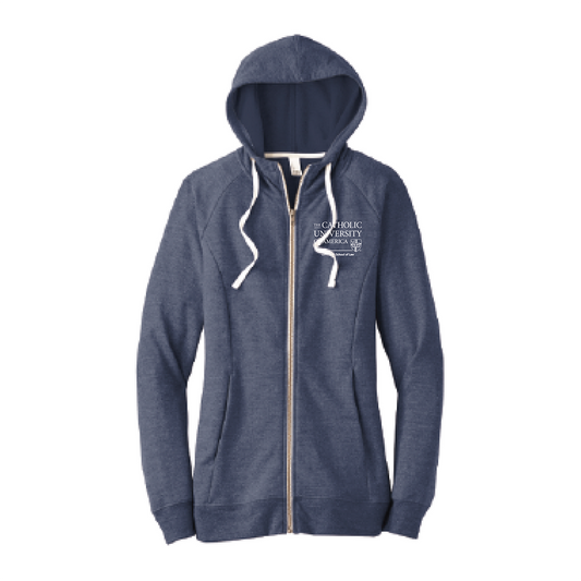 District Women's Perfect Tri French Terry Full-Zip Hoodie